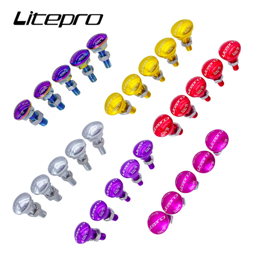 Picture Of Mountain Biking - Litepro 5 pçs parafuso de fixação