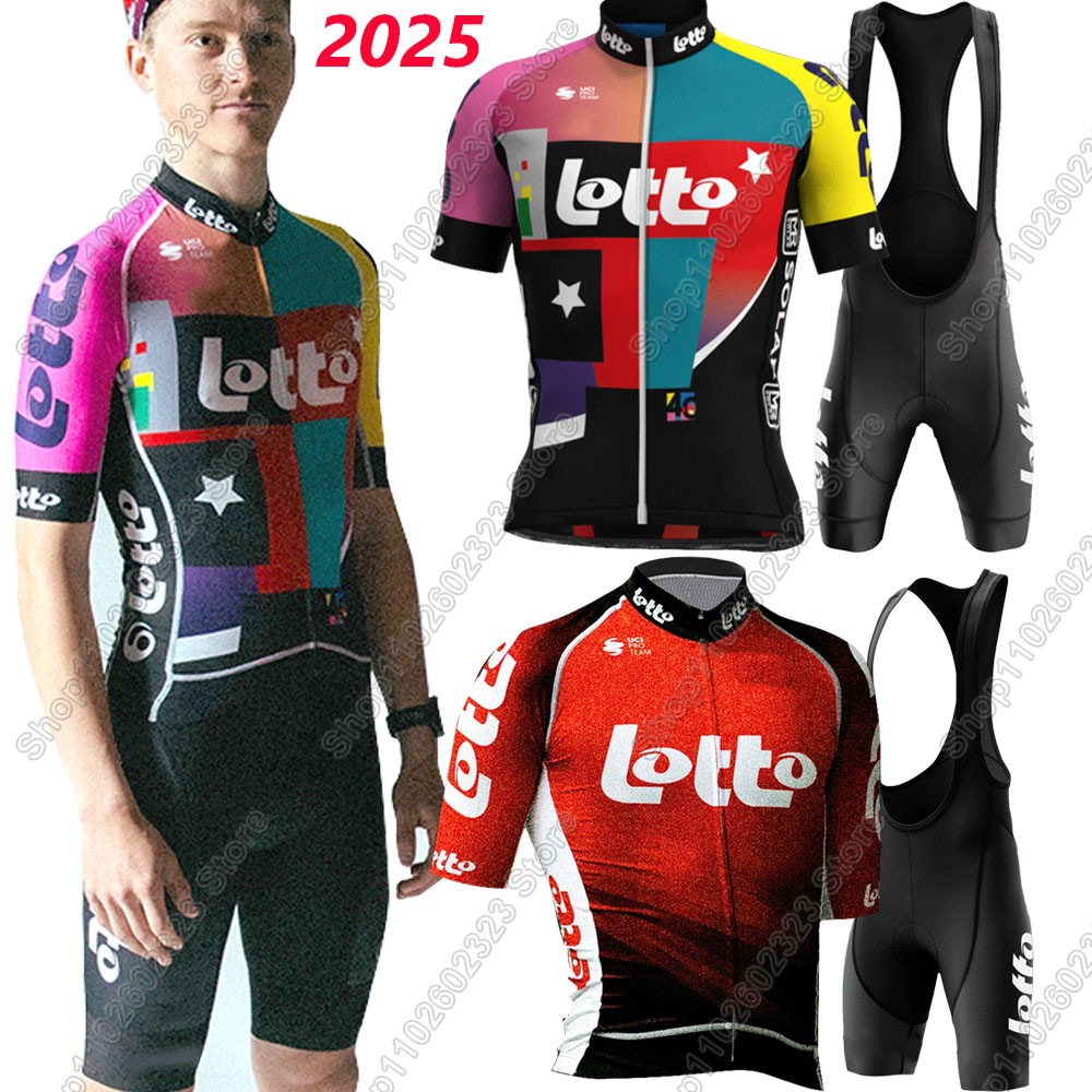 Mountain Biking Clothes - Lotto equipe 2025 conjunto camisa de