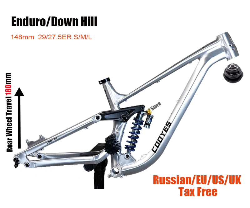 Mountain Biking Track - Quadro de Suspensão Total FR/DH/AM Enduro