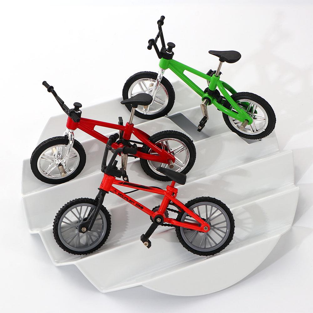 Picture Of Mountain Biking - Mini Alloy Finger Bmx Bike Model