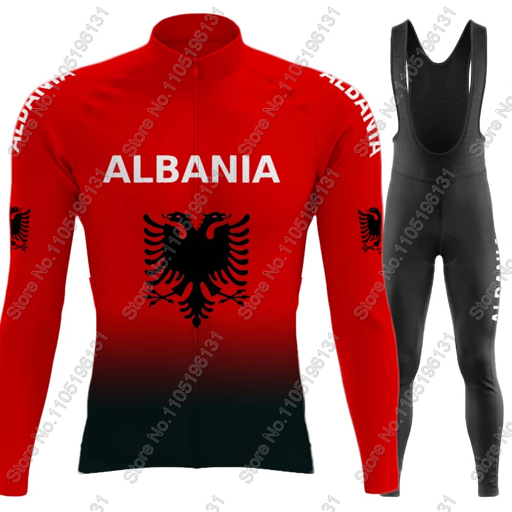Mountain Biking Clothes - Albânia equipe nacional 2026 conjunto camisa