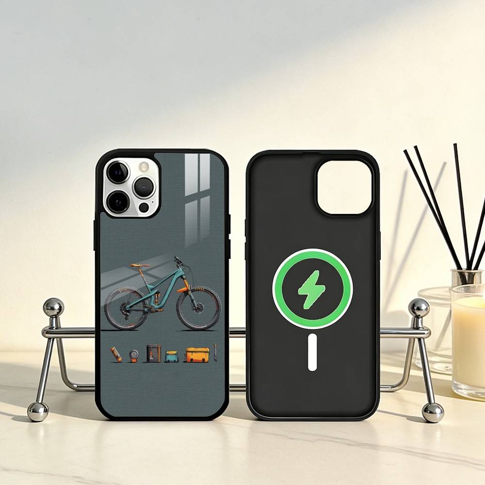 Capa de Celular Estilosa para  - Mountain Biking Logo avaliação e preço