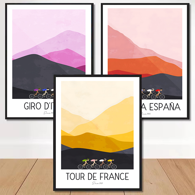 Pôster de Ciclismo em Aquarela - Picture Of Mountain Biking avaliação e preço