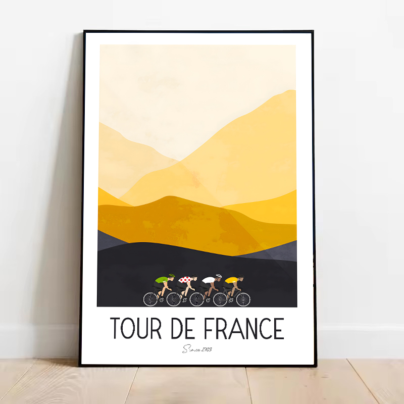 Pôster de Ciclismo em Aquarela - Picture Of Mountain Biking avaliação e preço